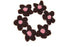 Brown and Pink Flower Knit Crochet 6 Pieces for Newborn Headbands Toddlers Accessories Doll Clothing
